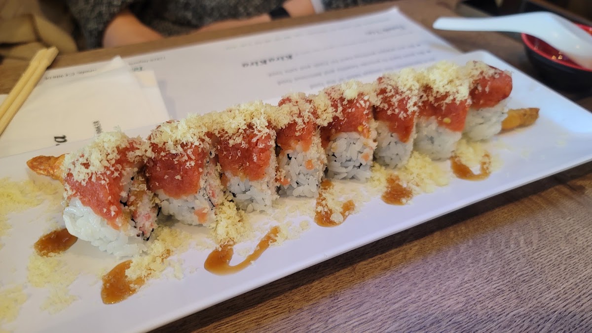 Spicy tuna, crunchy top